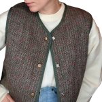 Vintage Groove Sartoriale - Gilet double face - verde scuro - lungo