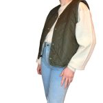Vintage Groove Sartoriale - Gilet double face - verde scuro - lungo