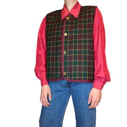 Vintage Groove Sartoriale - Gilet double face - bordeaux - lungo