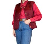 Vintage Groove Sartoriale - Gilet double face - bordeaux - lungo