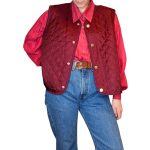 Vintage Groove Sartoriale - Gilet double face - bordeaux - lungo