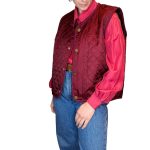 Vintage Groove Sartoriale - Gilet double face - bordeaux - lungo