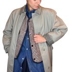 Vintage Groove Sartoriale - Gilet double face - blu - lungo