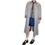 Vintage Groove Sartoriale - Gilet double face - blu - lungo