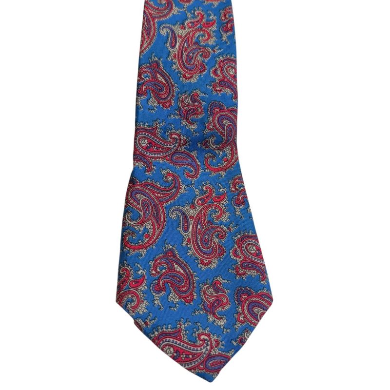 Cravatta vintage - a righe multicolor