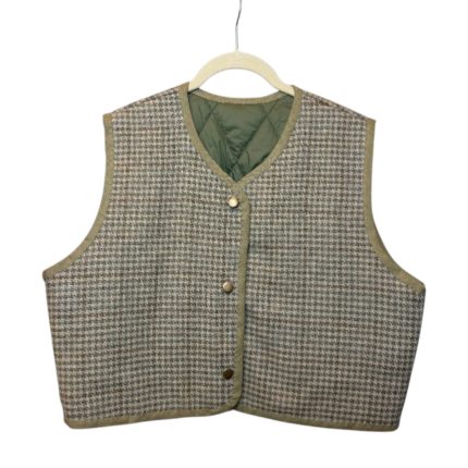 Vintage Groove Sartoriale - Gilet double face - verde chiaro - corto