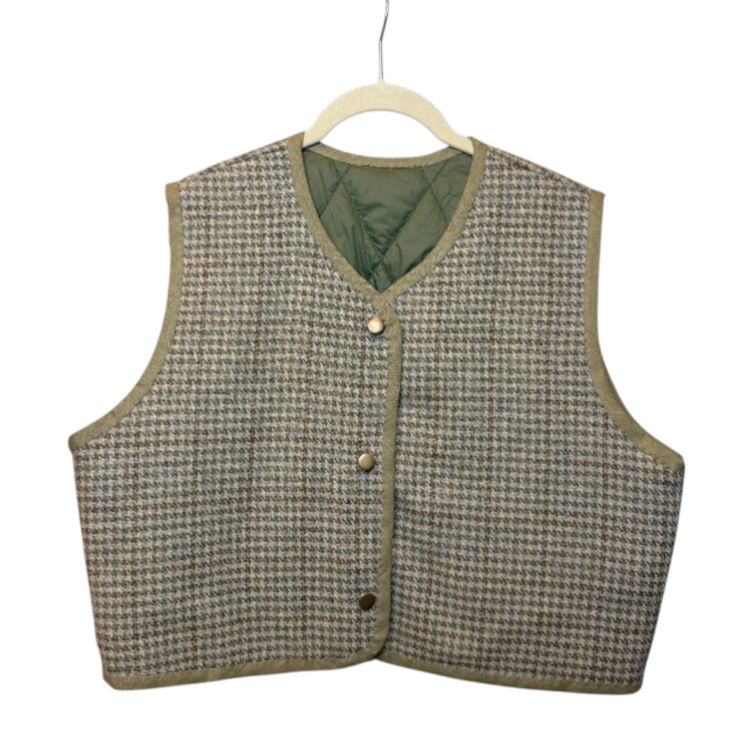 VERDE CHIARO CORTO (2) Vintage Groove Sartoriale - Gilet double face - verde chiaro - corto