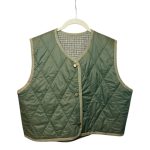 Vintage Groove Sartoriale - Gilet double face - verde chiaro - corto