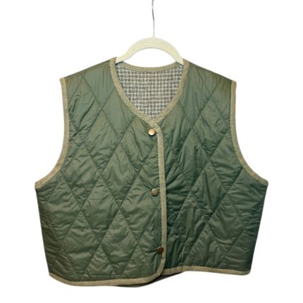 Vintage Groove Sartoriale - Gilet double face - verde chiaro - corto