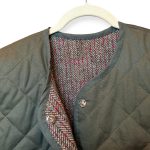 Vintage Groove Sartoriale - Gilet double face - verde scuro - lungo