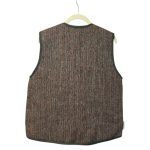 Vintage Groove Sartoriale - Gilet double face - verde scuro - lungo