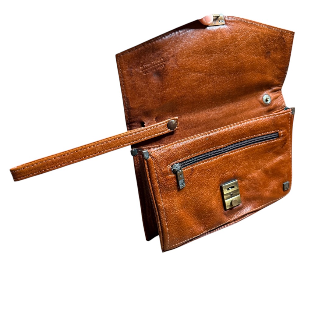 IMG_2887 Borsa vintage - vera pelle marrone