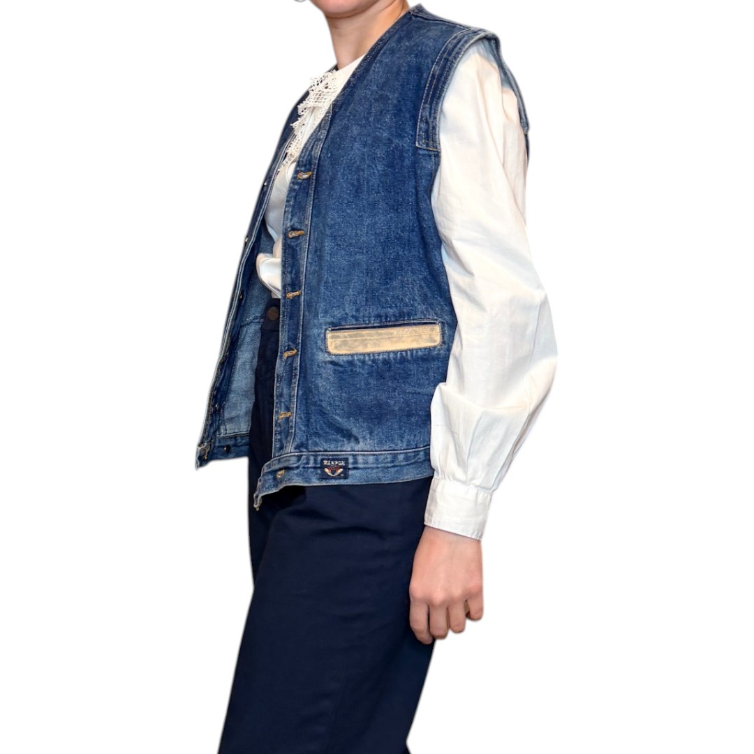 IMG_3437 Wampum - gilet in denim