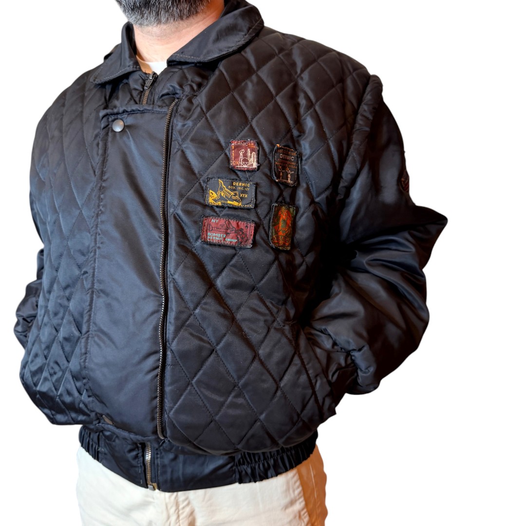 IMG_3890 Bomber vintage trapuntato nero