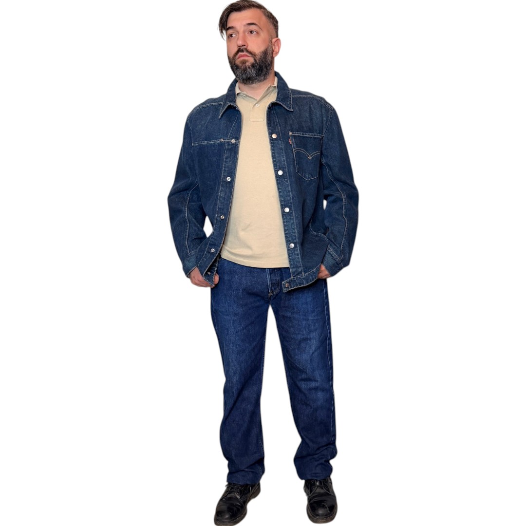 Levis - Giacca vintage in denim scuro