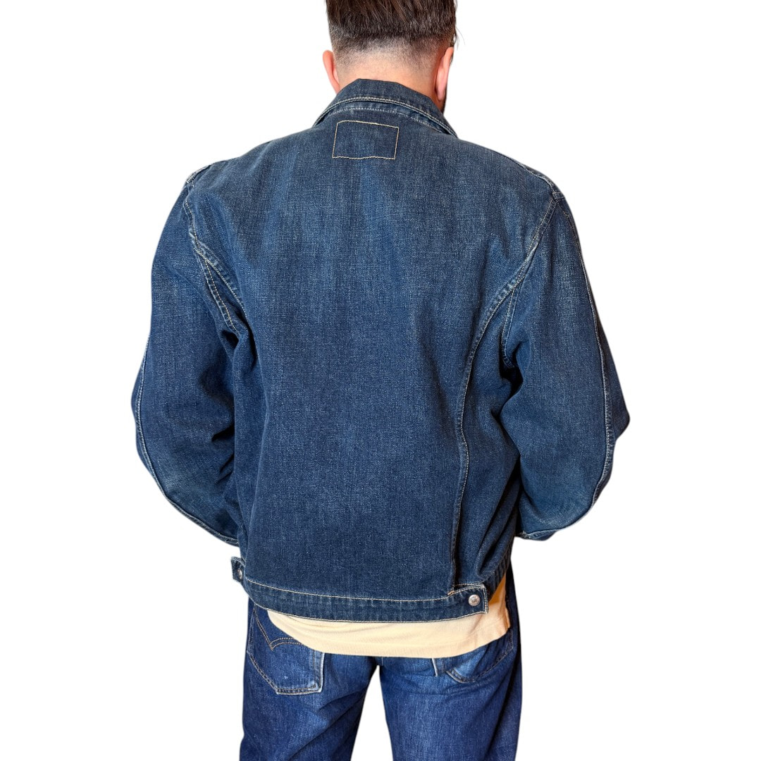 IMG_3942 Levis - Giacca vintage in denim scuro