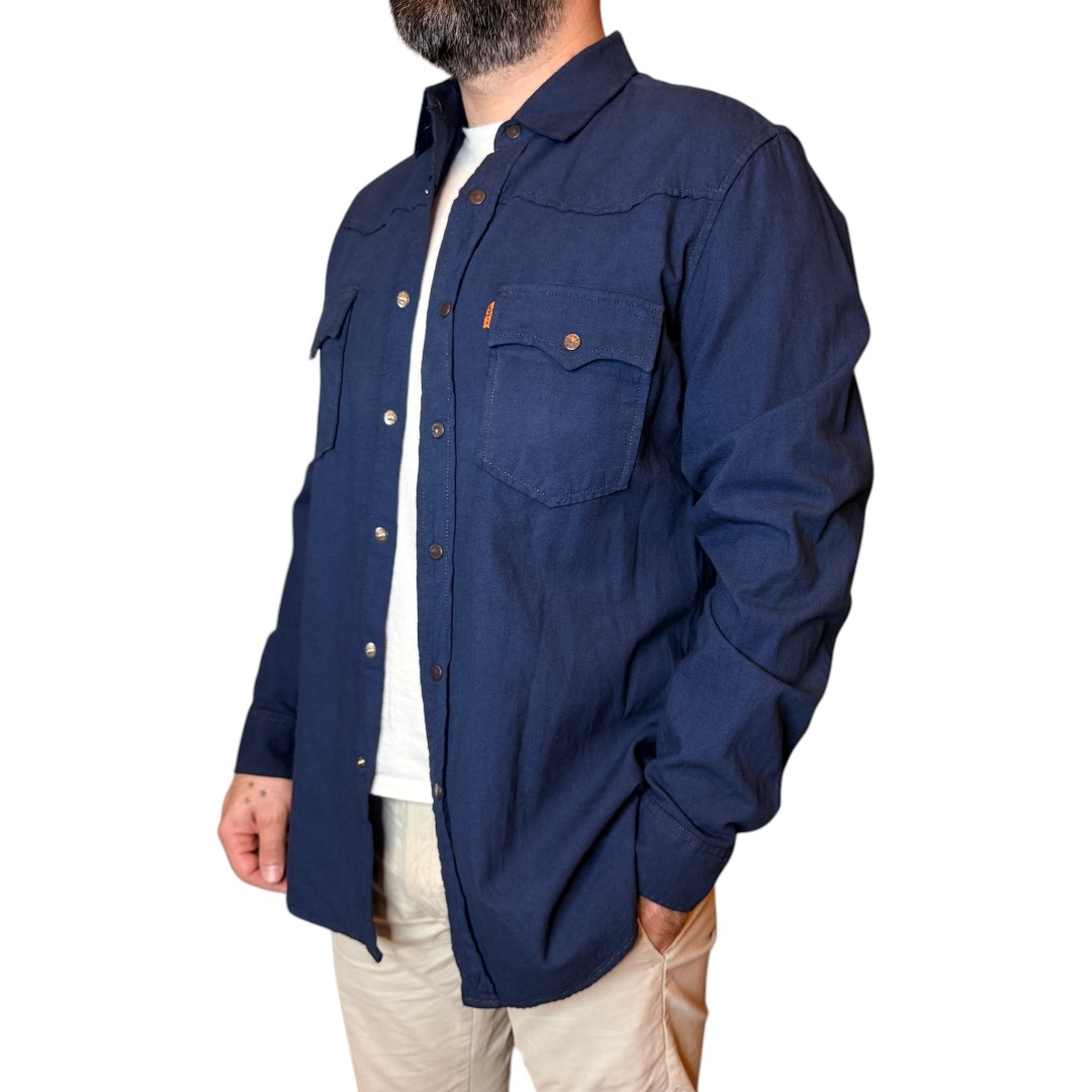 Levis - camicia vintage blu