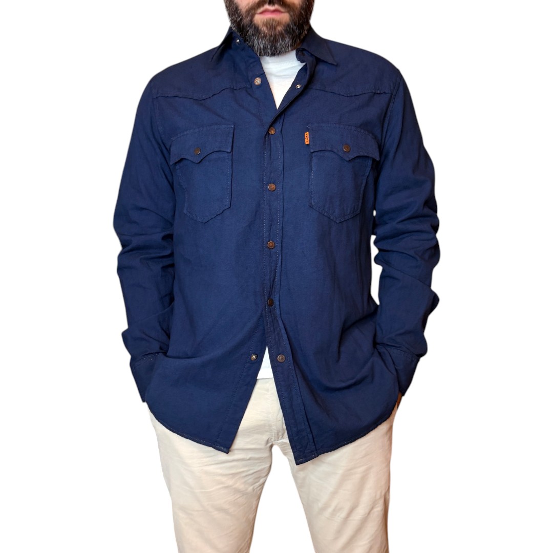 Levis - camicia vintage blu