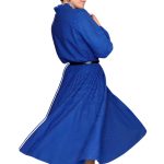 Abito vintage - blu a pois