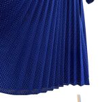 Abito vintage - blu a pois