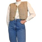 Camicia vintage bianca a righe