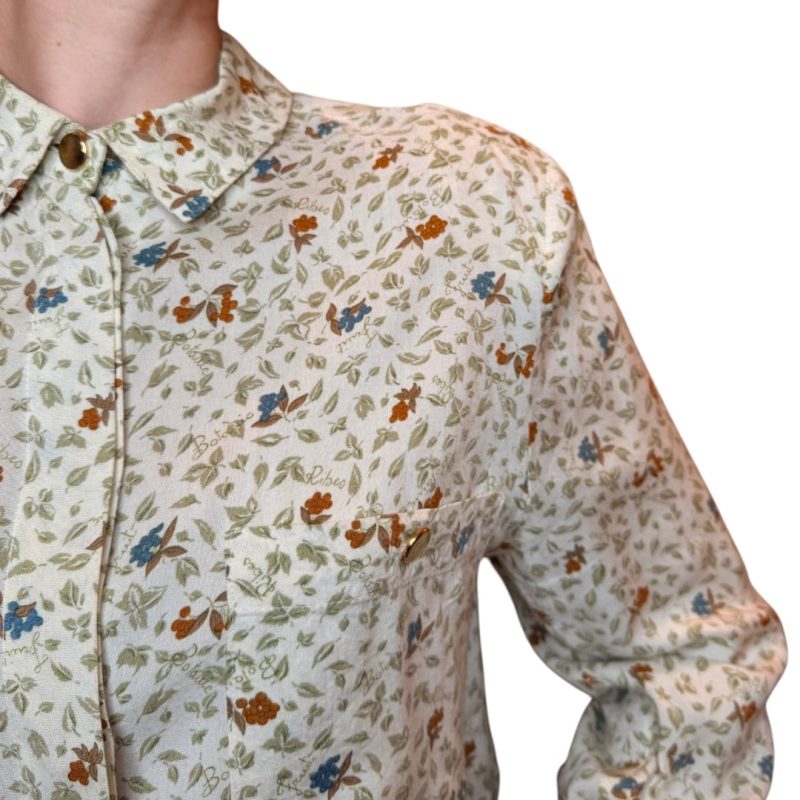 Camicia vintage a fiorellini