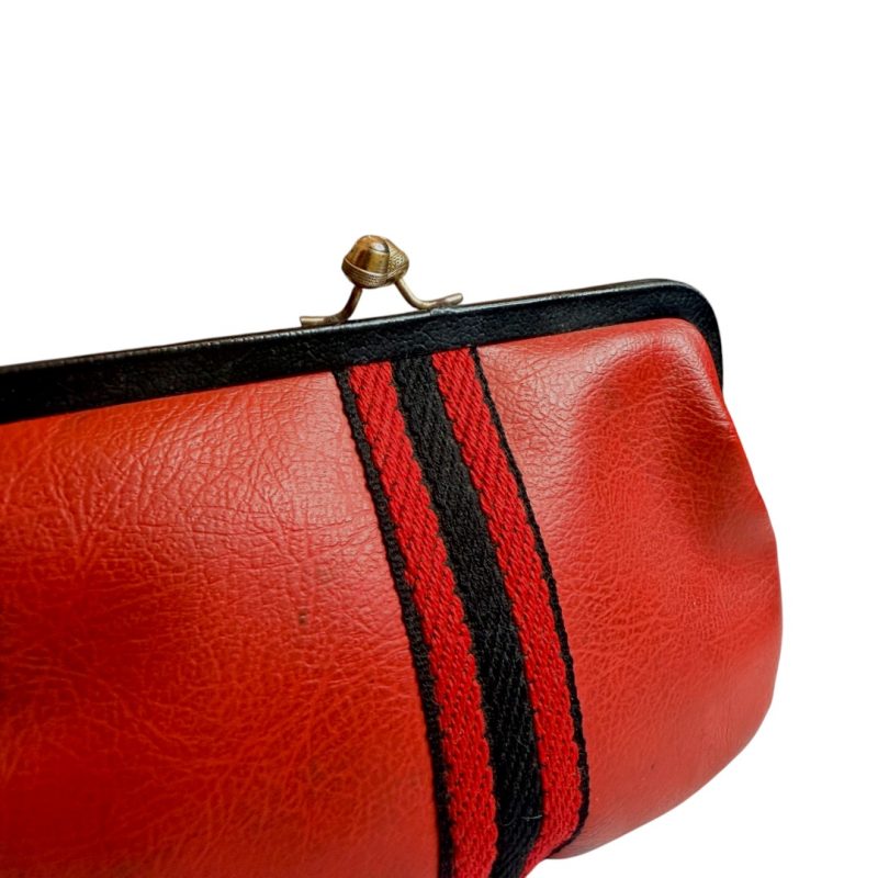 Pochette vintage - vera pelle rossa