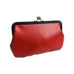 Pochette vintage - vera pelle rossa