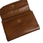 Portafoglio vintage - vera pelle marrone