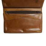 Portafoglio vintage - vera pelle marrone