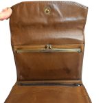 Portafoglio vintage - vera pelle marrone