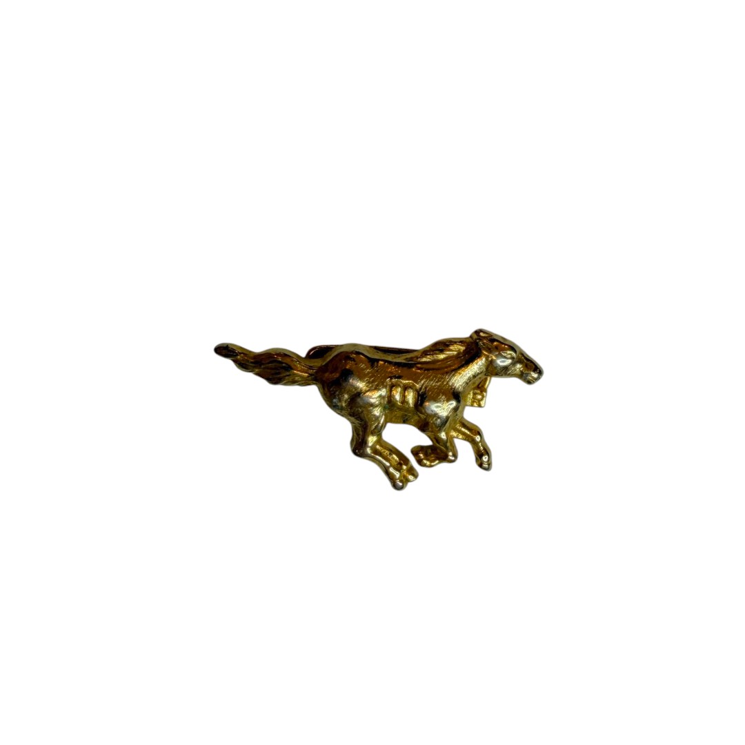 spilla cavallo oro (2) Spilla vintage - cavallo oro