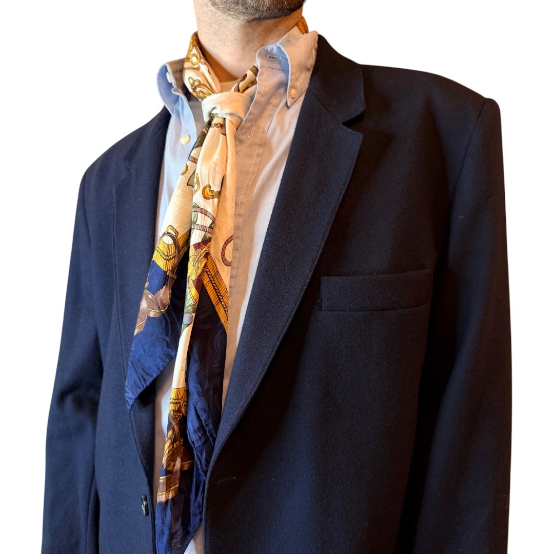 IMG_5253 Blazer vintage blu - misto lana