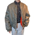 Bomber vintage verde militare