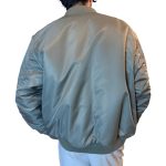Bomber vintage verde militare