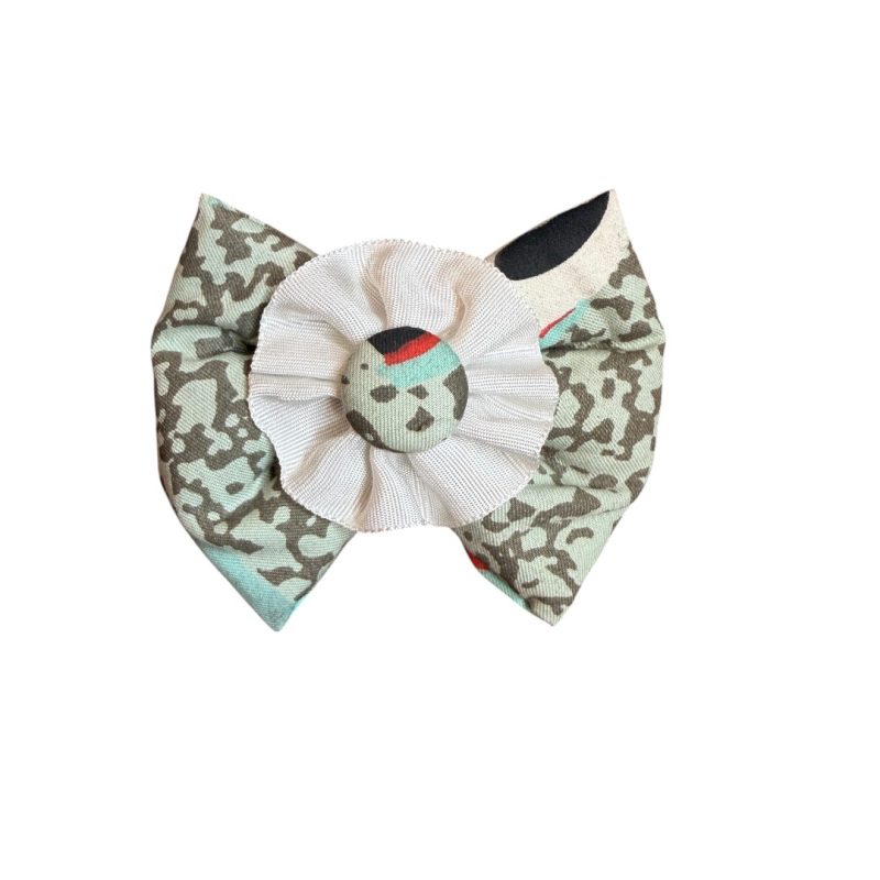 Najoleari - Fermaglio bianco e verde piccolo