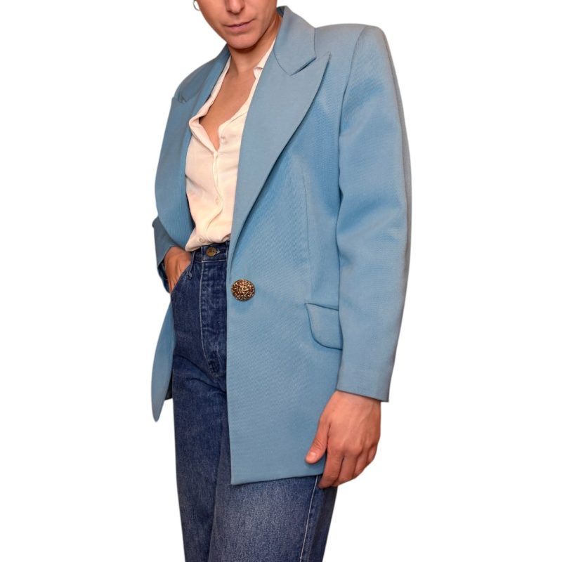 Blazer vintage - azzurro