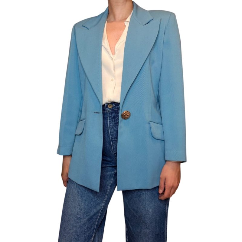 Blazer vintage - azzurro