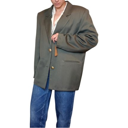 Blazer vintage - grigio verdastro