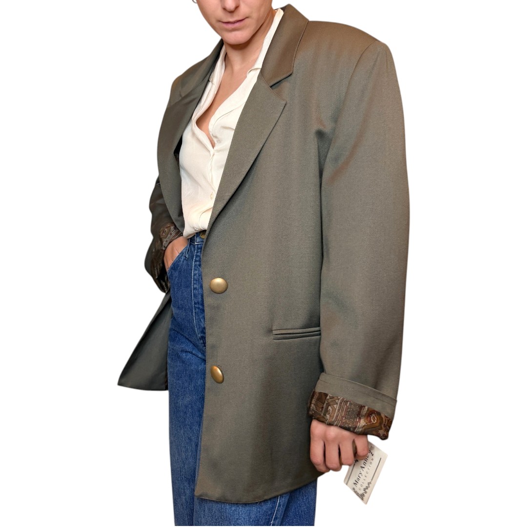 IMG_5841 Blazer vintage - grigio verdastro