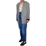 Blazer vintage - pied de poule bianco e nero