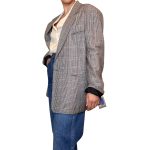 Blazer vintage - pied de poule bianco e nero