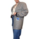 Blazer vintage - pied de poule bianco e nero