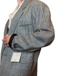 Blazer vintage - pied de poule bianco e nero