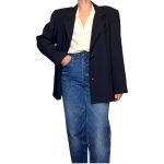 Blazer vintage blu - 100% viscosa