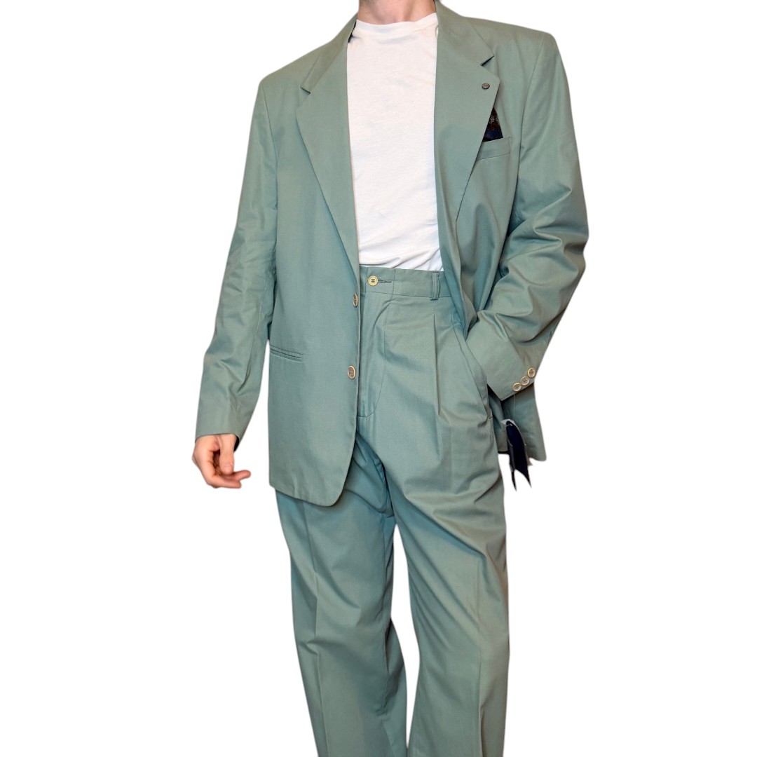 IMG_6406 Completo vintage deadstock - verde pastello