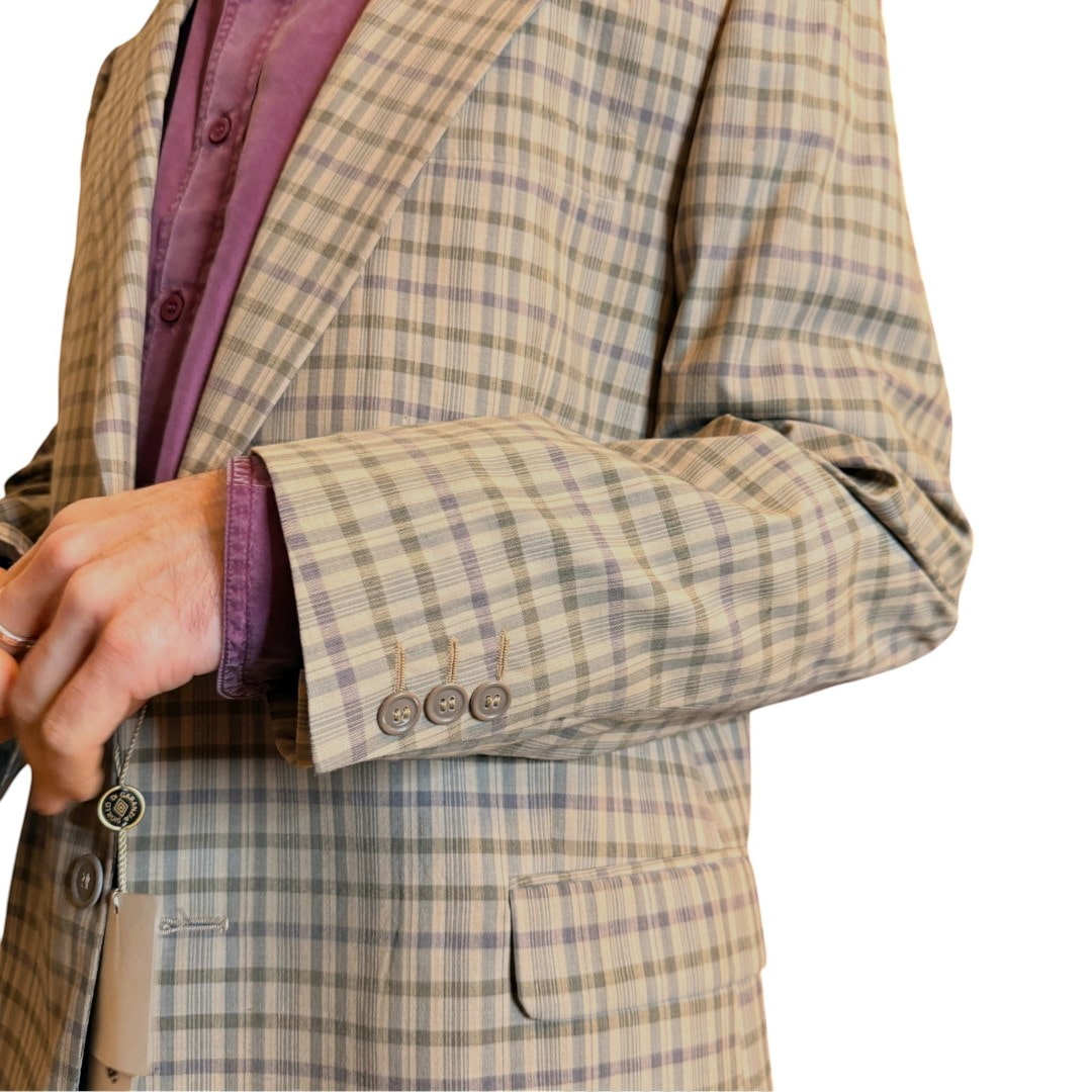 IMG_6548 Blazer vintage deadstock - a quadri beige