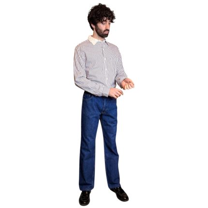 Polo Jeans Company - Camicia vintage a righe viola