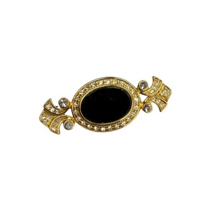 Spilla vintage - nero e oro
