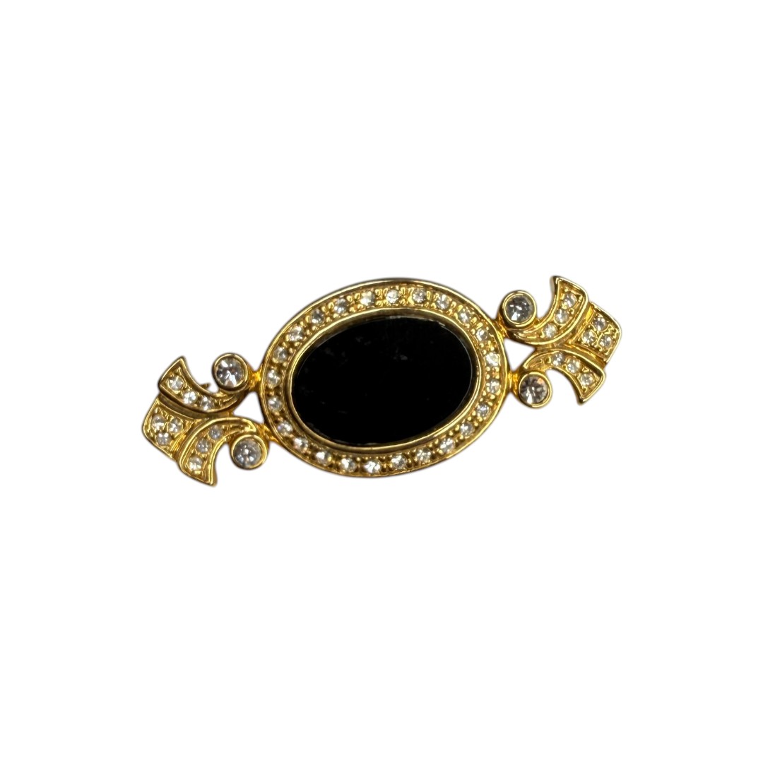 IMG_7346 Spilla vintage - nero e oro